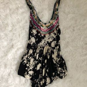 Billabong acid wash romper